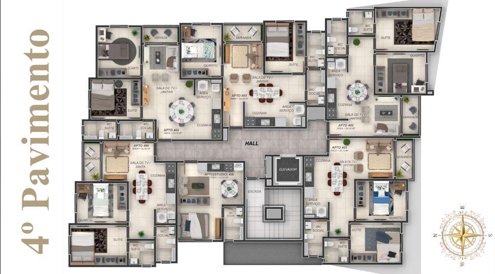 Apartamento à venda com 2 quartos, 50m² - Foto 10