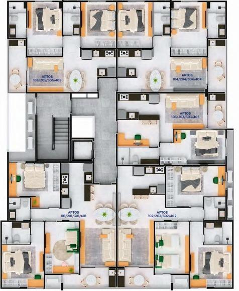 Apartamento à venda com 2 quartos, 52m² - Foto 5