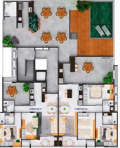 Apartamento à venda com 2 quartos, 52m² - Foto 4