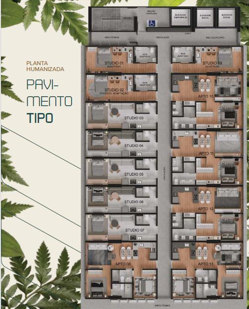 Apartamento à venda com 2 quartos, 50m² - Foto 18