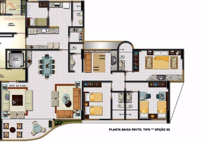 Apartamento à venda com 4 quartos, 3 suítes, 3 vagas e 159m² no Casa Caiada, Olinda (PE) — foto 12 de 30
